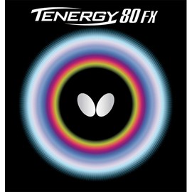 Butterfly Tenergy 80 FX Table Tennis Rubber Table Tennis Rubber - 1.7 mm, 1.9 mm, or 2.1 mm - Red or Black - 1 Inverted Table Tennis Rubber Sheet - Professional Table Tennis Rubber