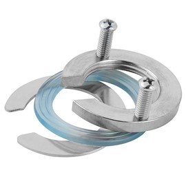 Monobloc Tap Fixing Kit Tap Fixing Bolt Nut Kit Multipurpose Faucet Fixing Set Single Hole Faucet Fixing Fitting Kit Fits Kitchen Bathroom Faucet Basin Prevent Faucets from Loosening (Stainless Steel)