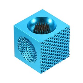 PATIKIL 3-in-1 Billiard Pool Cue Tip Shaper, Cue Stick Tip Burnisher/Shaper/Tapper Cube Repair Tool Accessory for Snooker, Blue