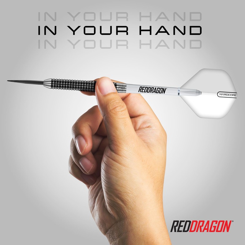 RED DRAGON Pegasus 23 Gram Professional Tungsten Steeltip Darts Set