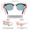 Xfeel Polarized Sunglasses Over Glasses for Women Oversized Fit Over