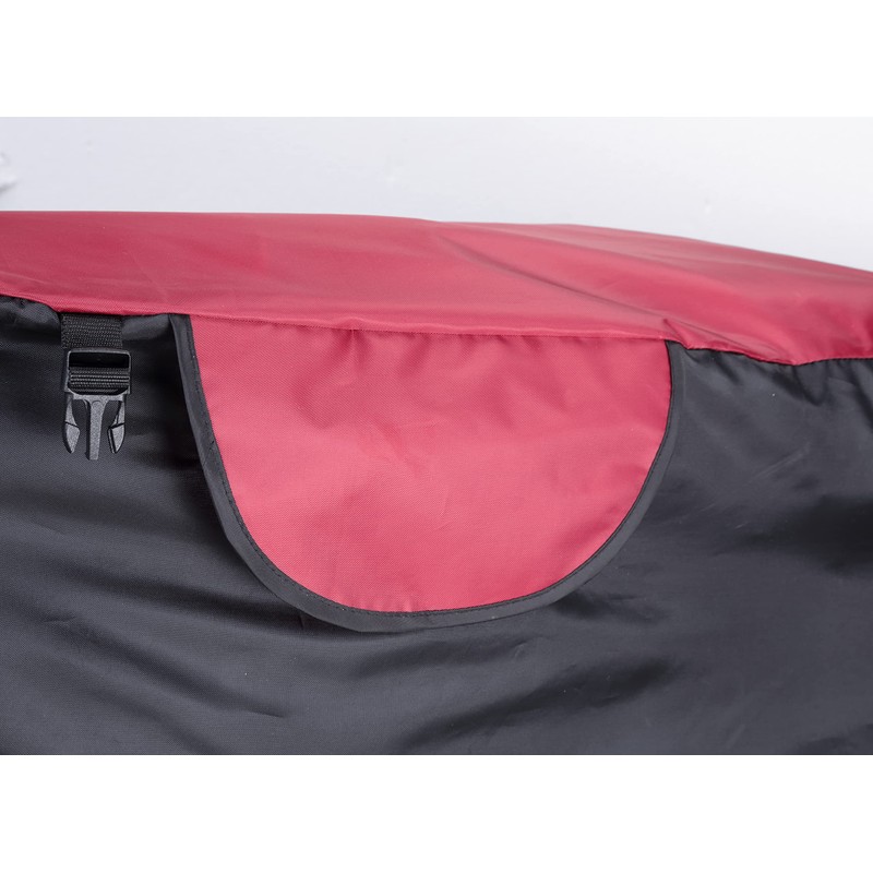 Kawasumi Cycle Cover KW-448AS/RD-BK L Size