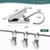 Curtain Clips, Stainless Steel, Clip with Teeth, Strong, Anti-Slip, Clip