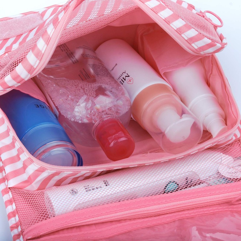 Narwey Hanging Travel Toiletry Bag Cosmetic Make up Organizer for