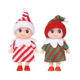 Christmas Baby Elf Doll for Boys&Girls,Christmas Accessory Tiny Baby Elf Doll Christmas Tradition Mini Elf Baby Doll Novelty Toys,Baby Elves Dolls Toy for Kids Xmas New Year Gift Stocking Stuffers