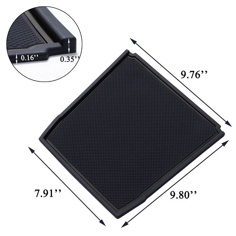 JKCOVER Dashboard Mats Compatible with Subaru Crosstrek/Impreza 2018-2022 2023 and