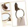 Ciieeo Gold Bathroom Towel Holder Wall-Mounted Hand Towel Ring Hand