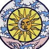Celestial Moon and Sun The Creation of World Patch Embroidered