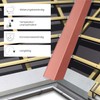 INEFA Roof Strip for Gutter, Double-Sided Edged, 2 m, Grey