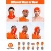 SATINIOR 8 Pieces Reflective Neck Gaiter for Men Cycling Balaclava