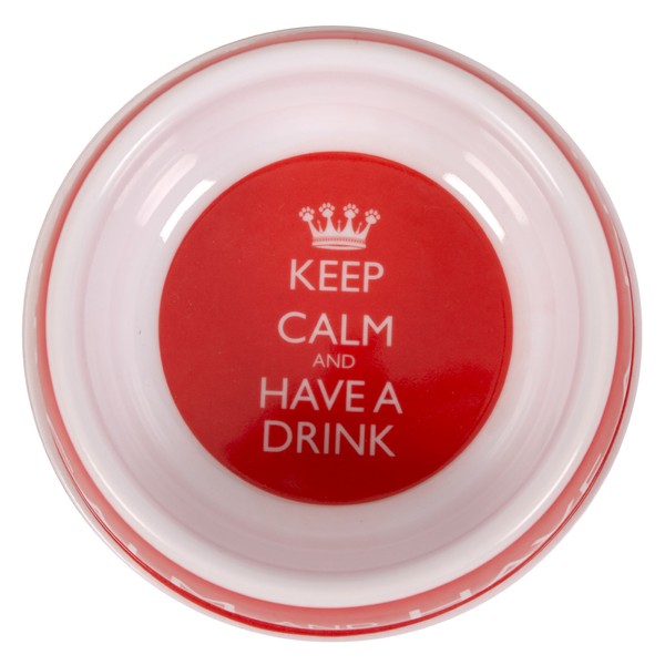 Keep Calm Dog/Cat Drinking Bowl