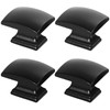 Sopicoz Metal Cabinet Knobs Black Kitchen Knobs Square Furniture Knobs