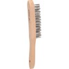 BRILLIANT TOOLS BT706002 Steel Hand Wire Brush 4 Rows 290