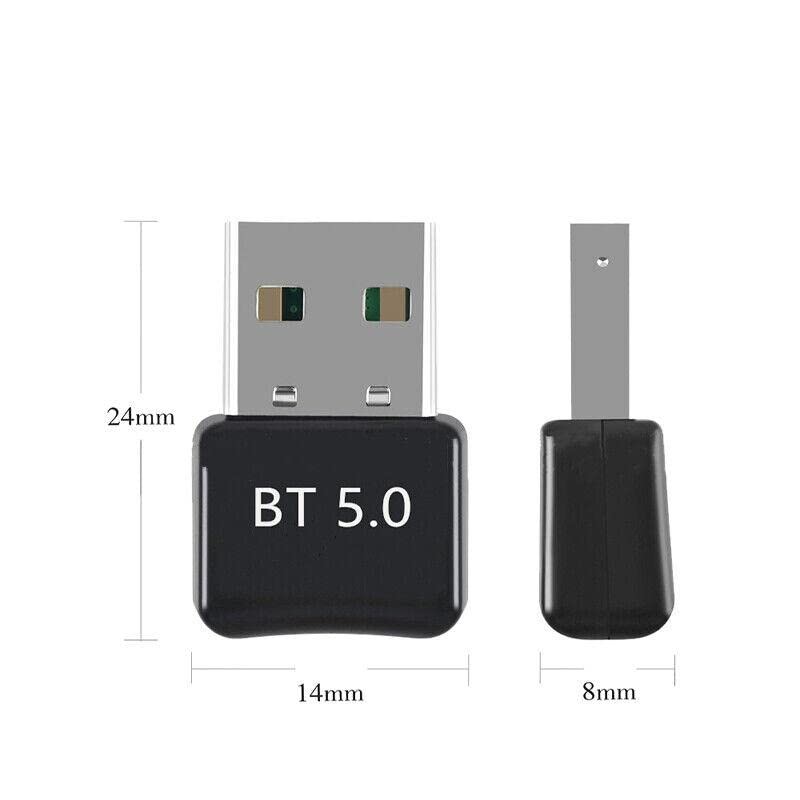 Bluetooth V5.0 Mini Dongle - Universal Wireless USB Adapter, 20M