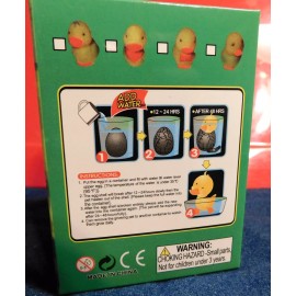 Unbranded Growing Pet Water Hatching  Pink Duck Egg Toy (4 possible varieties)  New In Box