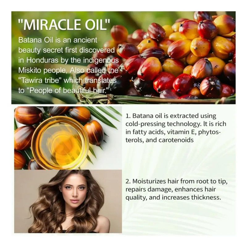 Aceite De Batana Crudo Para Crecimiento Del Cabello Natural
