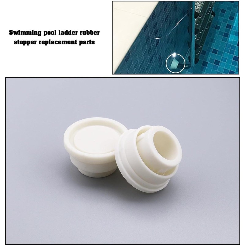JJiaoLinin Rubber Buffer for Pool Ladders,2pcs Pool Ladder Rubber Buffer