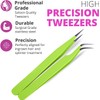 SIVOTE Lash Tweezers for Eyelash Extensions, Hand Calibrated Straight &