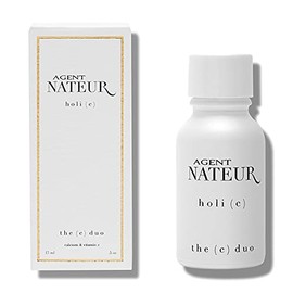 Agent Nateur - holi (c) Natural C Duo Calcium + Vitamin C Powder | Vegan, Non-Toxic, Clean Skincare (.5 oz | 15ml)