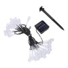 Solar Water Drop String Lights 21 Feet 30 LEDs Waterproof