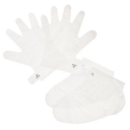 Mikinona 2pcs Exfoliating Hand and Foot Mask Moisturizing Gloves for for Dry Skin Repair and Cuticle Removal Lightweight and Breathable Design