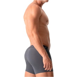 Diane & Geordi Mid-Cut Basic Boxer Briefs for Men | 3-Pack Breathable, Supportive & Ultra-Comfortable Cotton Underwear