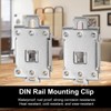 4pcs Solid State Relay Fixed Clamp for 35mm DIN Rail