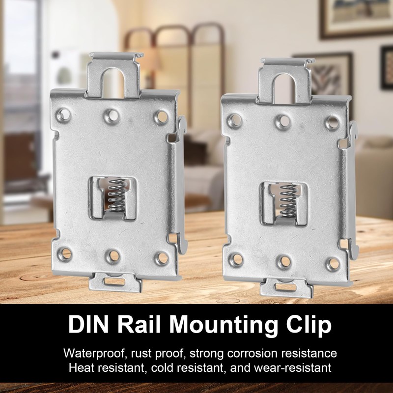 4pcs Solid State Relay Fixed Clamp for 35mm DIN Rail