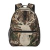 VAIAOH Camo Deer Laptop Backpack, 15.6" Lightweight Hiking Backpack Travel