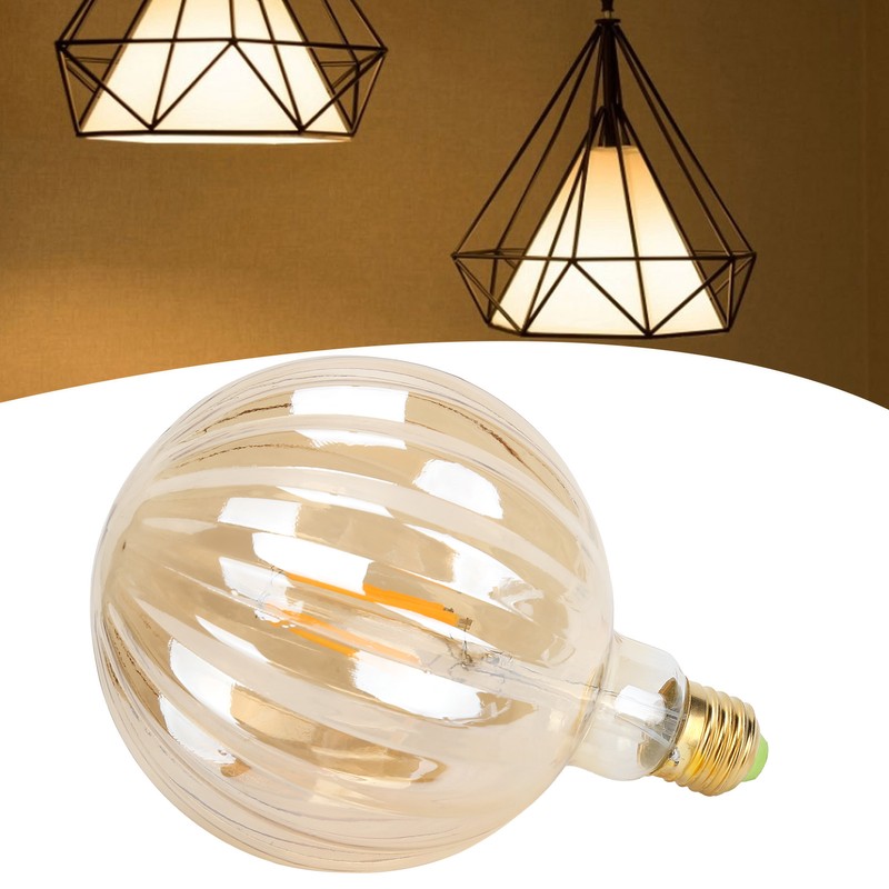 4W G125 Antique Bulb E27 WatermelonShape LED Filament Lamp Home
