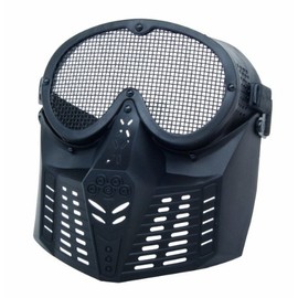GSG Maske 204249 Face Mask with Metal Grille Black