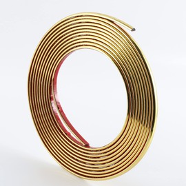 Gaahing 16.4FT Peel and Stick Molding & Wall Trim, Flexible Self-Adhesive Decorative Strip for Tile, Mirror, Ceiling, Floor, Panel, Cabinet