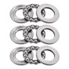 sourcing map Pack of 3 51102 Thrust Ball Bearings 15