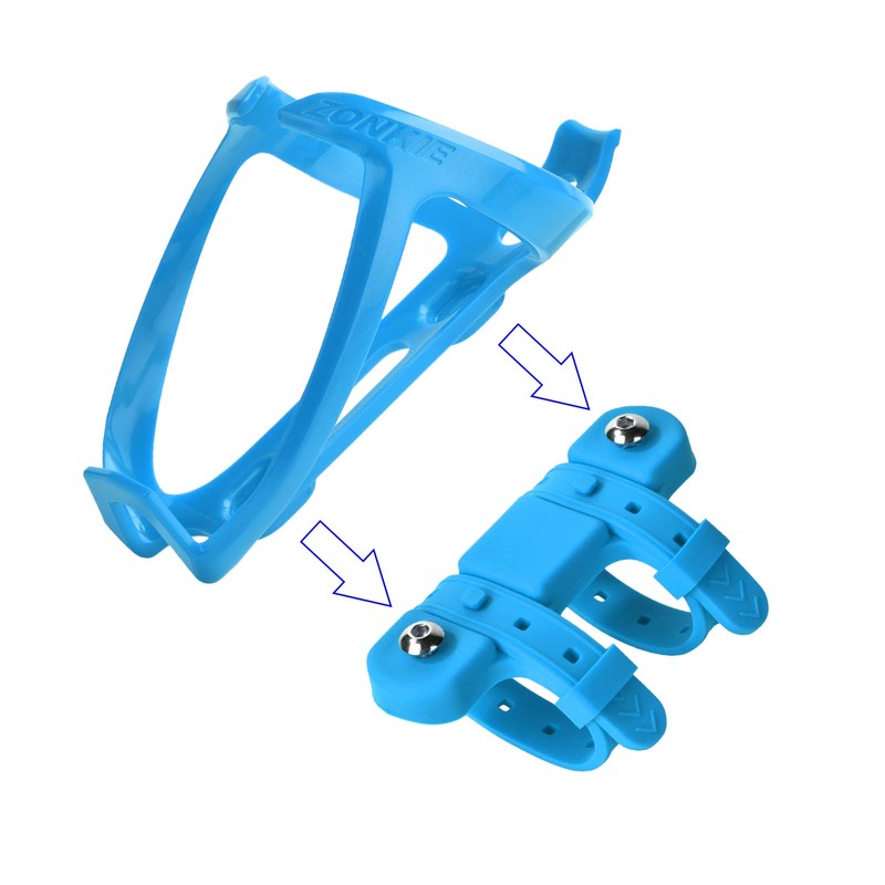 zonkie Bike Bottle Cage Mounting Base (Blue)