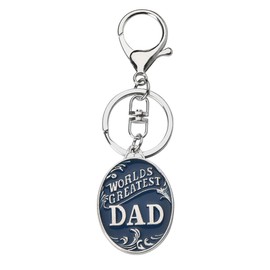 Dad Keychain Gifts from Daughter Son Father Day Gifts for Dad Daddy Gifts from Kids Thank You Gifts for Dad Birthday Gifts for Dads Father in Law Papa - Worlds Greatest Dad Keychains