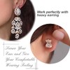 3 Pairs Earring Lifters - Bear Shape Hypoallergenic Ear Lobe