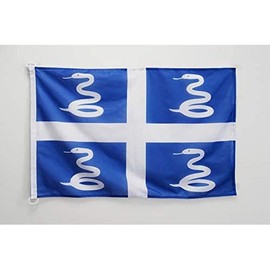 AZ FLAG - Martinique Flag - 90 x 60 cm - Martinique Flag 60 x 90 cm Outdoor Use - Flags