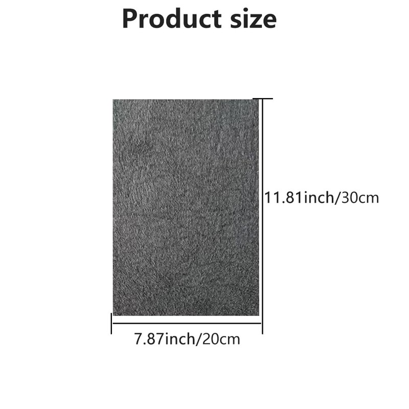 10‑Pack Thickened Magic Microfiber Cleaning Cloths, Glass Cleaning Rags