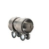 Double Clamp Exhaust Clamp Stainless Steel Pipe Connector Diameter 45