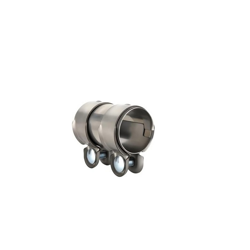 Double Clamp Exhaust Clamp Stainless Steel Pipe Connector Diameter 45