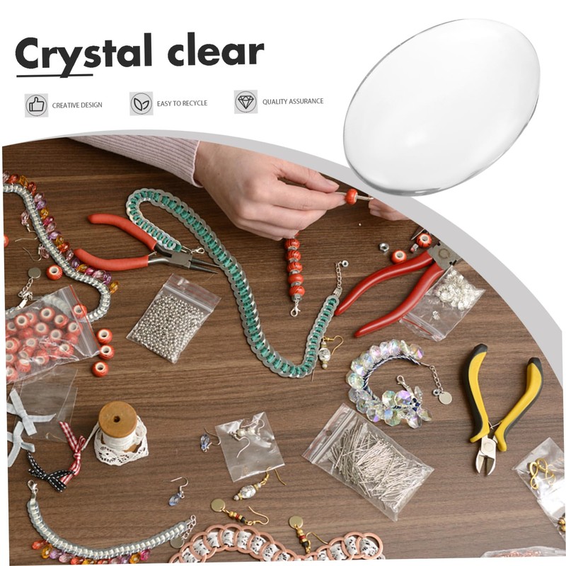 SEWACC 100pcs Jewelry Making Kit Glass Cabochons Rhinestones for Photo