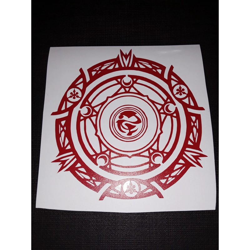 House of Gremory Seal Symbol Rias High School DxD Sticker