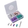 60pcs Nail Art Sanding Caps Dead Skin Removal Manicure Grinding