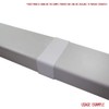 Kair Rectangular Straight Connector 150mm x 70mm Flat Pipe Joint