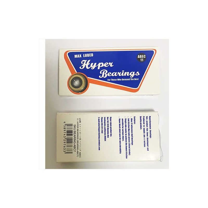 ABEC11 HYPER BEARINGS US-made Skateboard Bearings