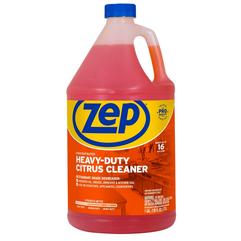 Zep Heavy-Duty Citrus Cleaner and Degreaser - 1 Gallon -