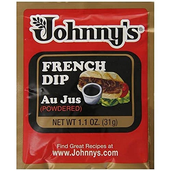 Johnny's French Dip Au Jus Powder, 1.1 onzas (paquete de 12)