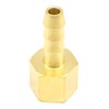 AHFMANG 10PCS Brass Hose Barb Fitting 3/16" Barb x 1/8"