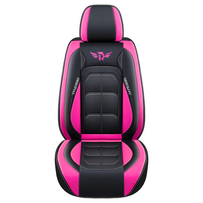YHCBNKI Universal Fit Car Seat Covers Full Set, Leather Automotive