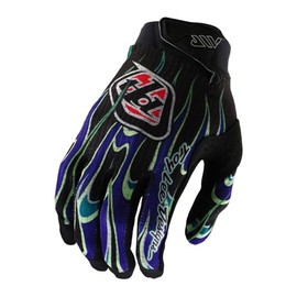 Troy Lee Designs Youth Air Glove for Motocross MX Mountain Biking, Torched Black / Purple, Youth Small